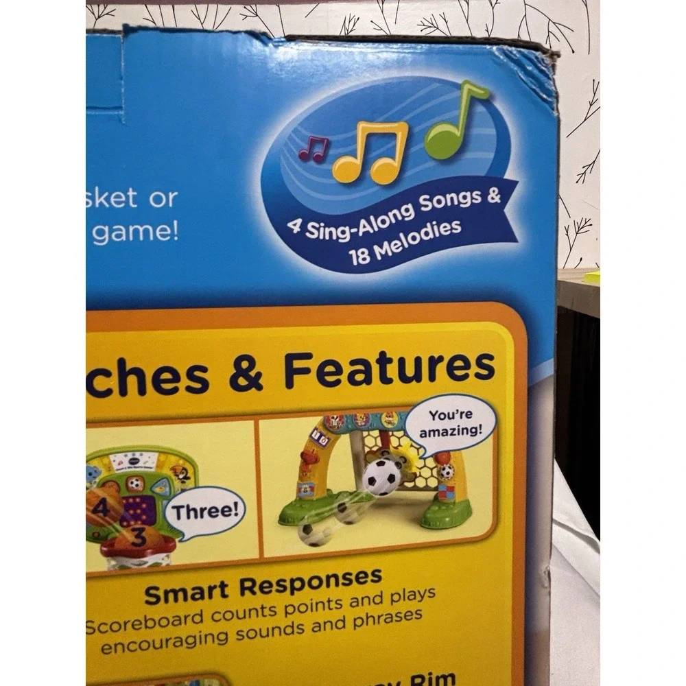 NIP VTech Count & Win Sports Center Basketball Soccer Activity Toy 12-36 Months